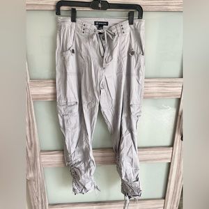 INC International Concept Pants GRAY size 4 Cargo pants